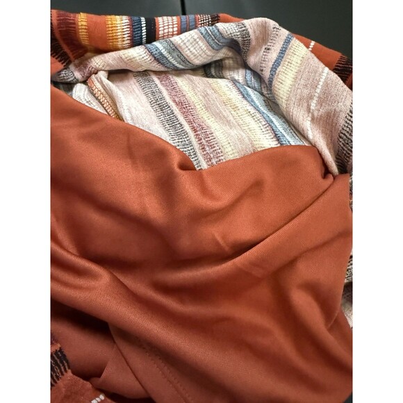 BCX Juniors Sedona Striped Romper Color Red Stripe Size XL Style 1134A67 - Picture 5 of 8